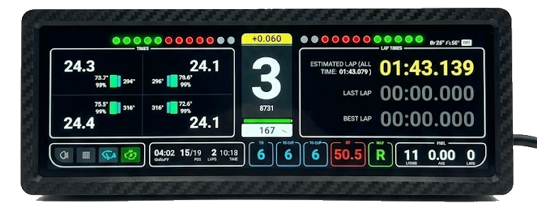 Dashboard 8 Pouces AG Racing