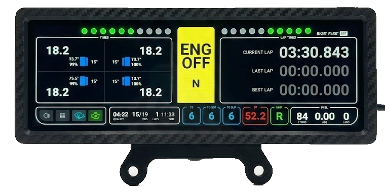 Dashboard 8 Pouces avec pied de support