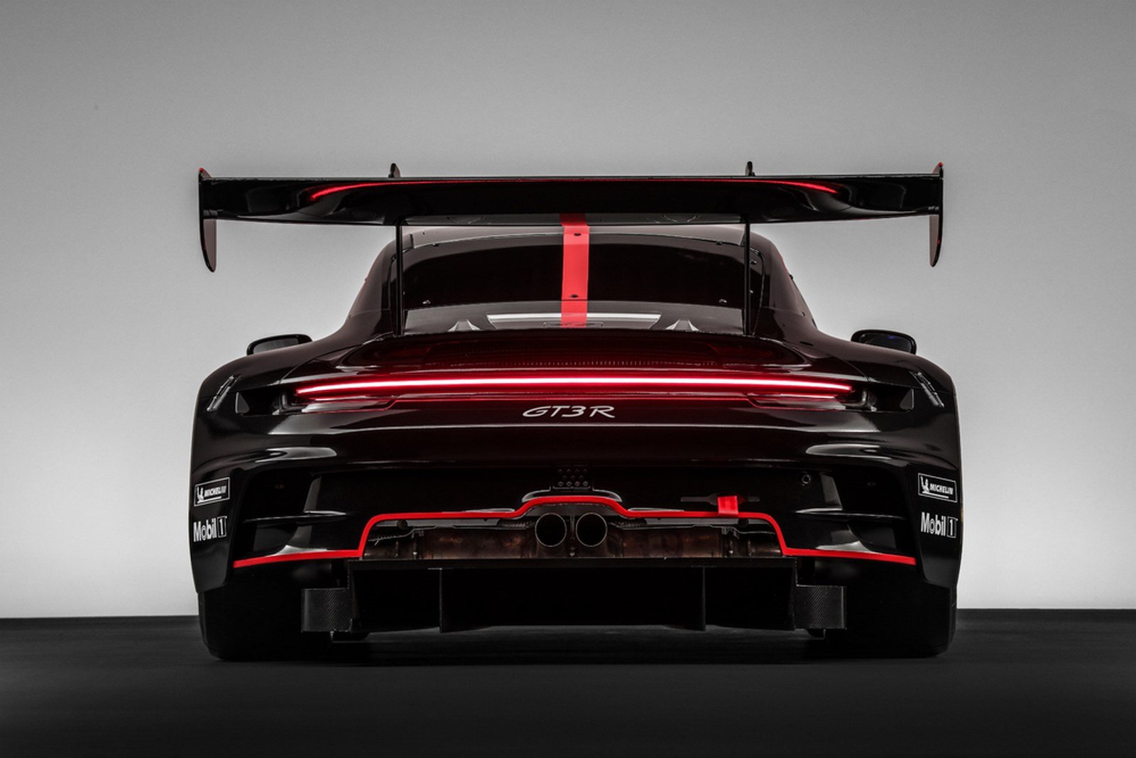 Porsche 911 GT3 R, vue arrière