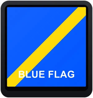 Écran drapeau bleu