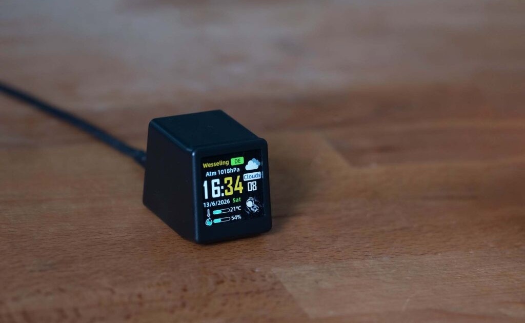 Le Mini Dashboard affiche l'adresse IP attribuée après le redémarrage